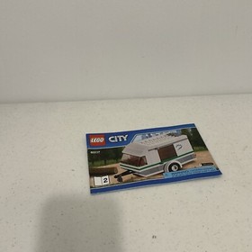 LEGO CITY: Van & Caravan (60117) RETIRED 98% Complete EUC