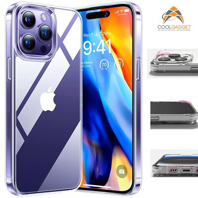 Schutz Hülle für iPhone 14 Serie Handy Tasche Slim Silikon Back Cover TPU Case