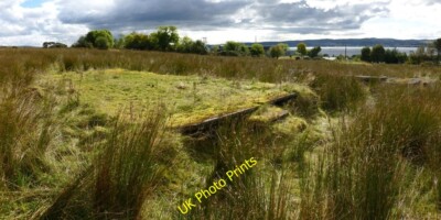 Photo 6x4 Remains of accommodation camp: hut base Helensburgh  c2012