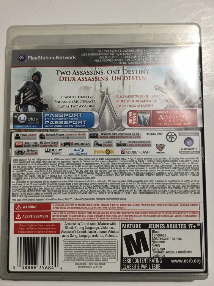 Assassins Creed Revelations PlayStation 3 Video Game 2011 Tested - Image 4 of 4
