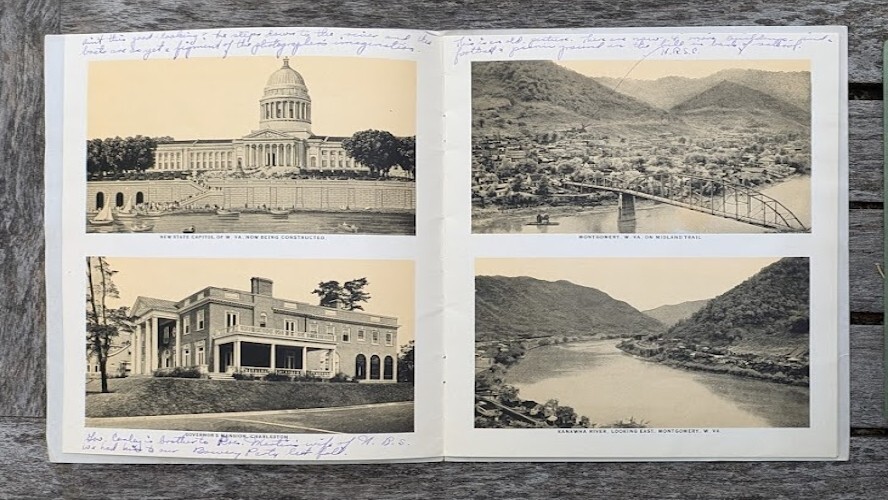 Midland Trail West Virginia "Switzerland of America" souvenir photo