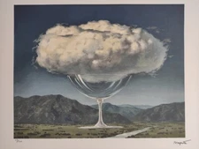 Rene Magritte Signed - The Heartstrings - Certificate SPADEM Paris