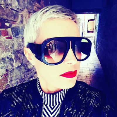 Women Men Sunglasses Square Oversize Hip Hop Fashion New Style Black Lens Shades