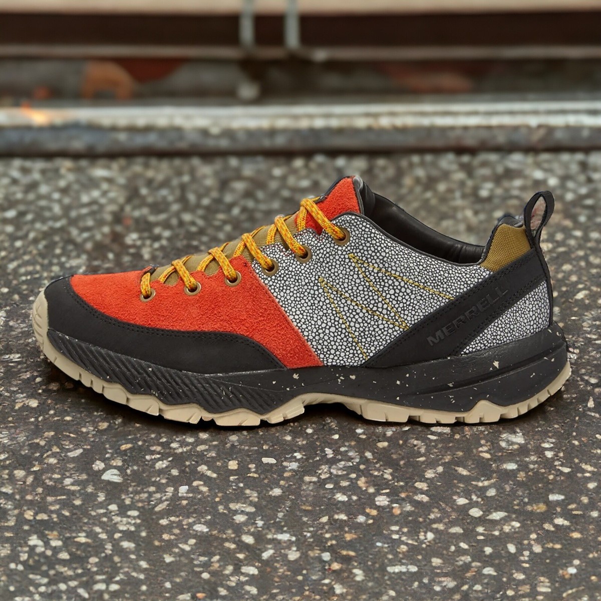 Merrell Mens 1TRL MQM Ace Craze Stingray Orange Trail Hiking Shoes