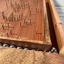 Classic vintage style TABLETOP PINBALL BAGATELLE GAME 40cm x 25cm