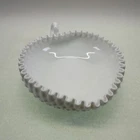 Fenton Milk Glass Hobnail Loop Handled Heart Dish - Vintage Orig. Label