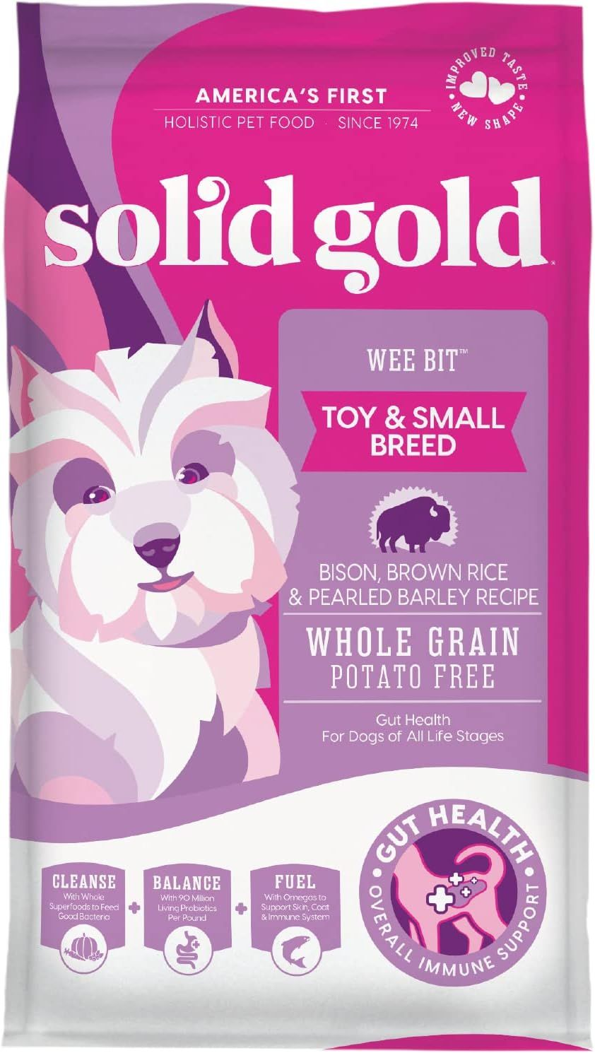 Solid Gold Nutrient Boost Wee Bit, Bison Recipe, Dry Dog Food