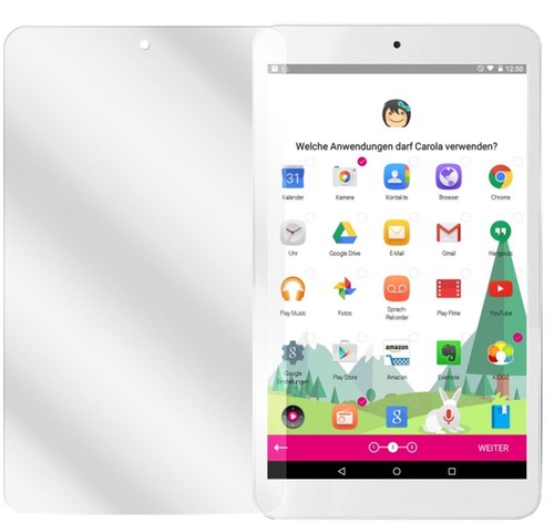 2x Schutzfolie für Telekom Tablet Puls klar Display Folie dipos - Bild 2 von 4