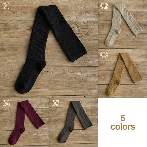 Calzini donna lana cashmere sopra il ginocchio girocollo tinta unita calza coscia - Foto 3 di 26