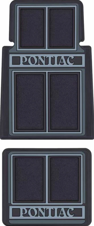 Juego de alfombrillas oer 4 piezas negras/grises Pontiac GTO Firebird Grand Prix Catalina Foto 2 de 4