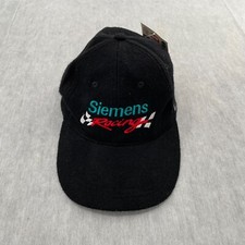 VINTAGE NASCAR Siemens Racing Hat Cap Adult Black Champion Ward Burton Mens NEW