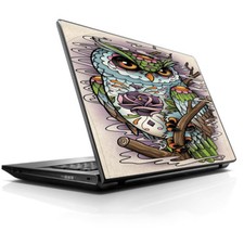 Laptop Notebook Universal Skin Decal Fits 13.3" to 16" / Owl Painting Aztec Sty