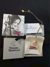 NANA x Vivienne Westwood Orb Pendant Necklace Gold White Small Limited Edition