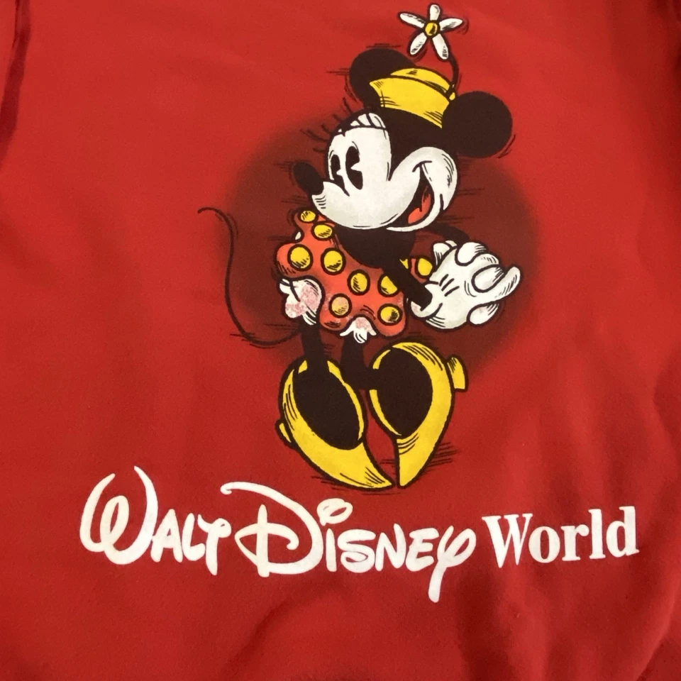 Vintage Walt Disney World Sweatshirt Sweater Mickey Minnie Mouse Size Large* - Image 4 of 4