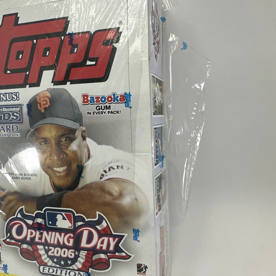 2006 Topps Baseball Opening Day Edition Factory Mostly Sealed 36 Pack Box - Image 4 of 4