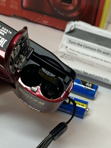 Nikon Coolpix L30 rossa 20 MP 5x zoom fotocamera digitale compatta ~ ottime condizioni, testata/funzionante - Foto 12 di 17