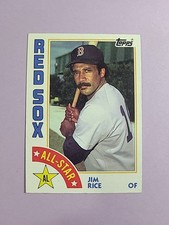 Jim Rice 1984 Topps Baseball Card # 401 K0489