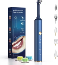 Tooth Polisher, Tooth Whitening Kit for Teeth Cleaning and Whitening, Rechargeab