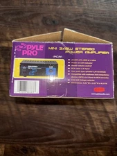 Pyle Pro PCA1 Mini 2×15 W Stereo Power Amplifier – Open Box, Brand New
