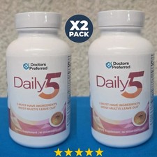 Doctors' Daily5 Daily 5 Preferred 90 Capsules - New / Sealed Exp 4/2027-2pc