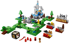 LEGO Games: Waldurk Forest (3858) Lego Buildable Castle  Dice Game W Box, Book