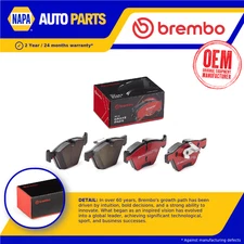 Brake Pads Set fits BMW 523 E60, E61 2.5 Front 04 to 10 Brembo 34112339267 New