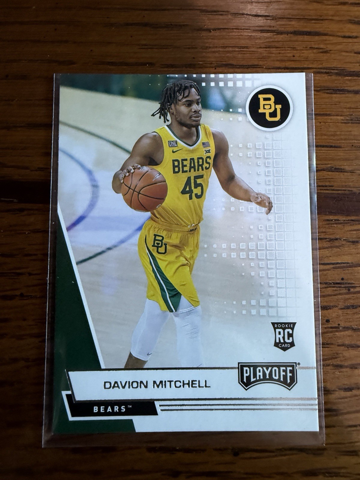 2021 CHRONICLES PLAYOFF DRAFT PICKS #361 DAVION MITCHELL RC ROOKIE CARD (BAYLOR)