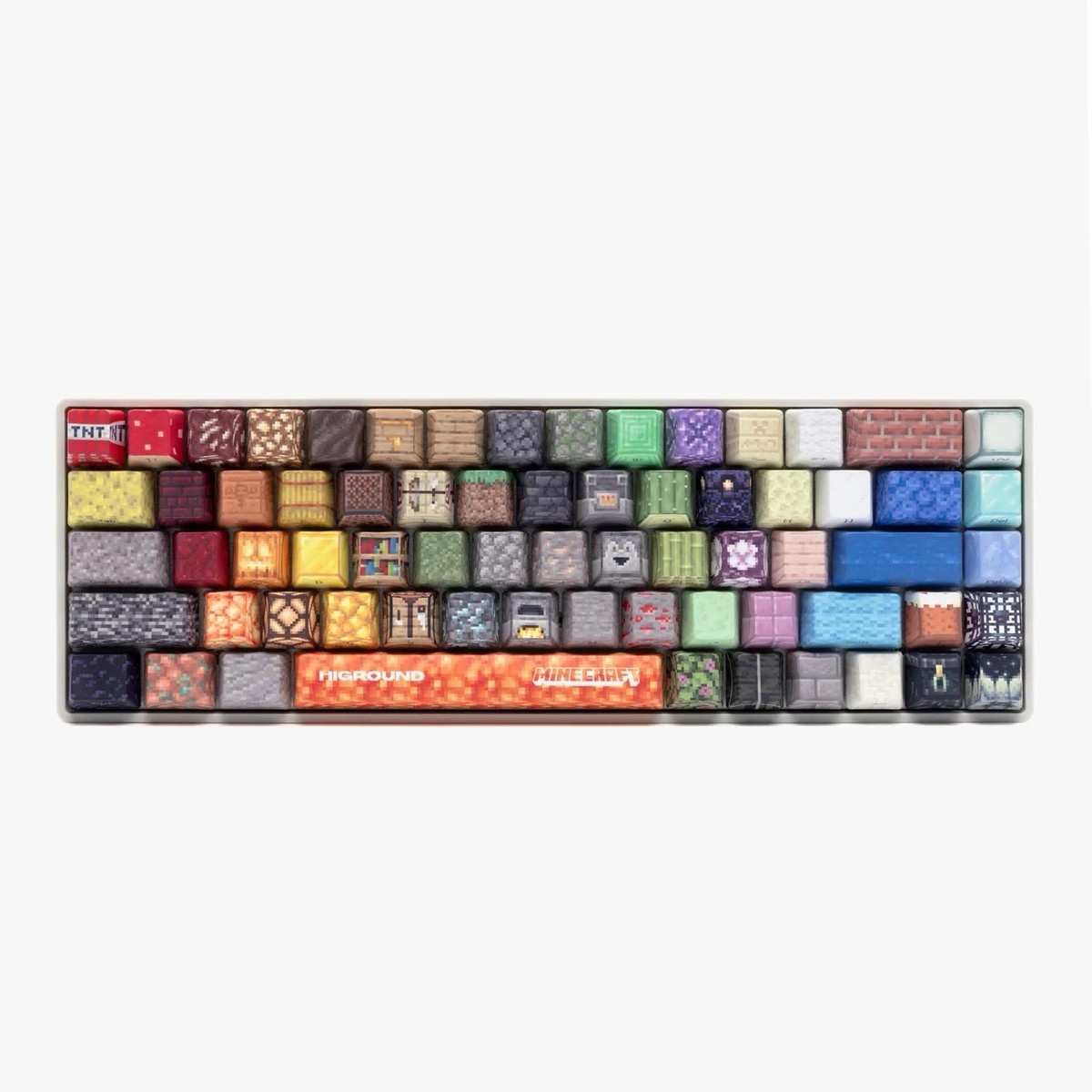 HIGROUND x Minecraft Blocky Keyboard New Limited Edition Sold
