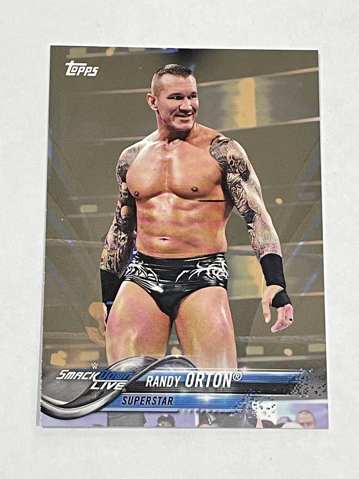 2018 Topps WWE Then Now Forever Wrestling Bronze Parallel #159 - Randy Orton