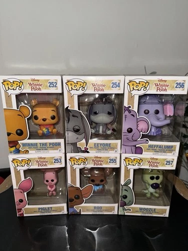 Funko Pop Full Set! Winnie the Pooh #252-256 Disney Vinyl Figures 6pcs!
