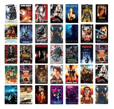 KUNSTDEKOR Film Metall Poster Blechschild Folie Wanddeko 20x30cm Plakette