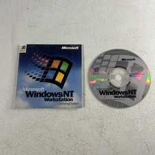 Microsoft Windows NT 4.0 Workstation Operating System CD OS 1998