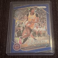2025 Panini Prizm WNBA- Blue Velocity #118 Rickea Jackson- Los Angeles Sparks 