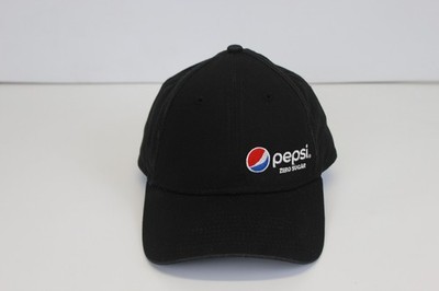 New Era Pepsi Zero Cola Baseball Cap Hat Black Strapback Adjustable Embroidered