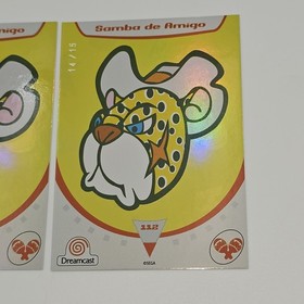 Samba De Amigo Sega Dreamcast Trading Card #112  14/15 15/15 Numbered LRG 