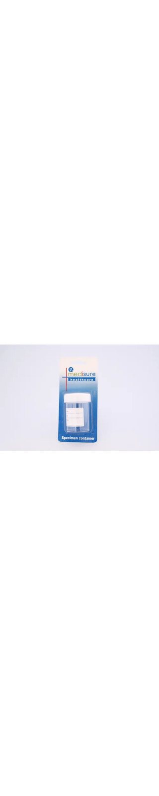 Medisure Specimen Container 60ml With Label Labelled Urine Sample Pot JarMS02511