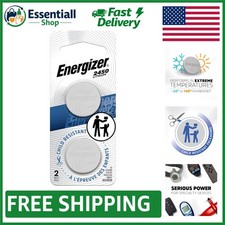 Long-Lasting 2450 Lithium Coin Battery 2 Pack - Safe 3V for Watches and More