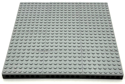 #ad #ad Lego New Light Bluish Gray 24 x 24 Stud Plate Thick Brick Platform Baseplate $12.99