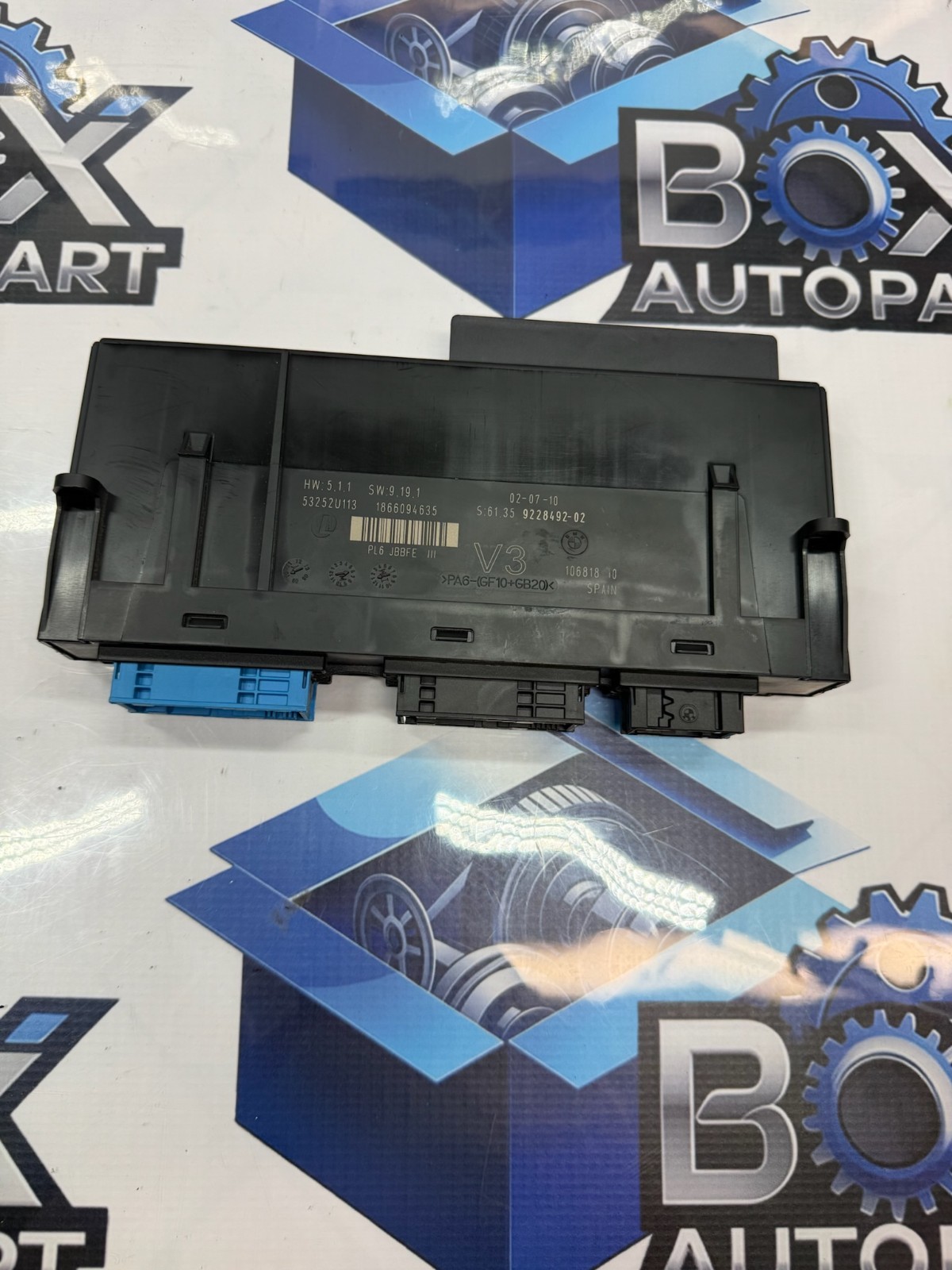 2011-2016 BMW F10 5-SERIES ELECTRONICS 3 JUNCTION BOX CONTROL MODULE 9228492 OEM
