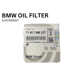 BMW Oil Filter 11427566327 Fits 1 2 3 4 5 Series, X1 X3 X5, Z4 (N20 N52 N54 N55)