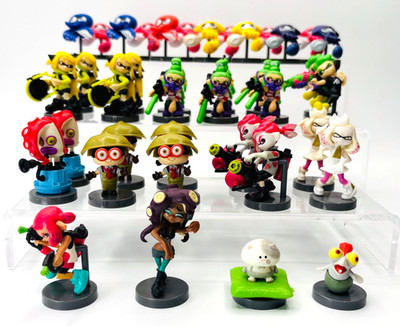 Splatoon Mini Figures Bulk Lot 39 pcs Inkling Squid Nintendo Japan Toy Set