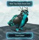 ARK Survival Ascended TOP STATS Tron Snow Owl - PC/XBOX/PS5 PvE ASA