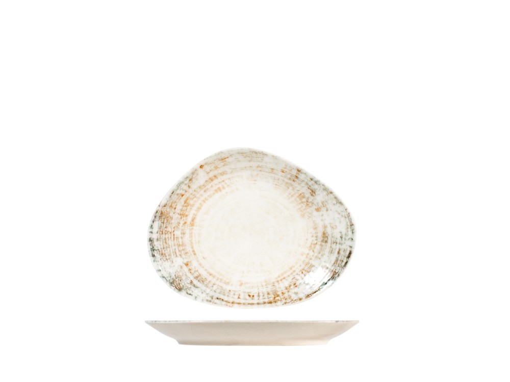 H&H Eris Oval Plate In Porcelain, 22Cm, Multicolor
