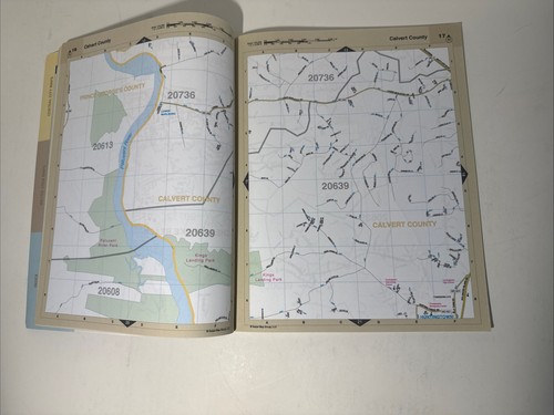 Calvert County Maryland Street Atlas 2012 Kappa ADC Guide North Beach MD Map - Picture 9 of 15