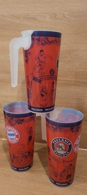 Allianzarena Stadionbecher 1 Liter Mass Bier FC Bayern München Paulaner FCB