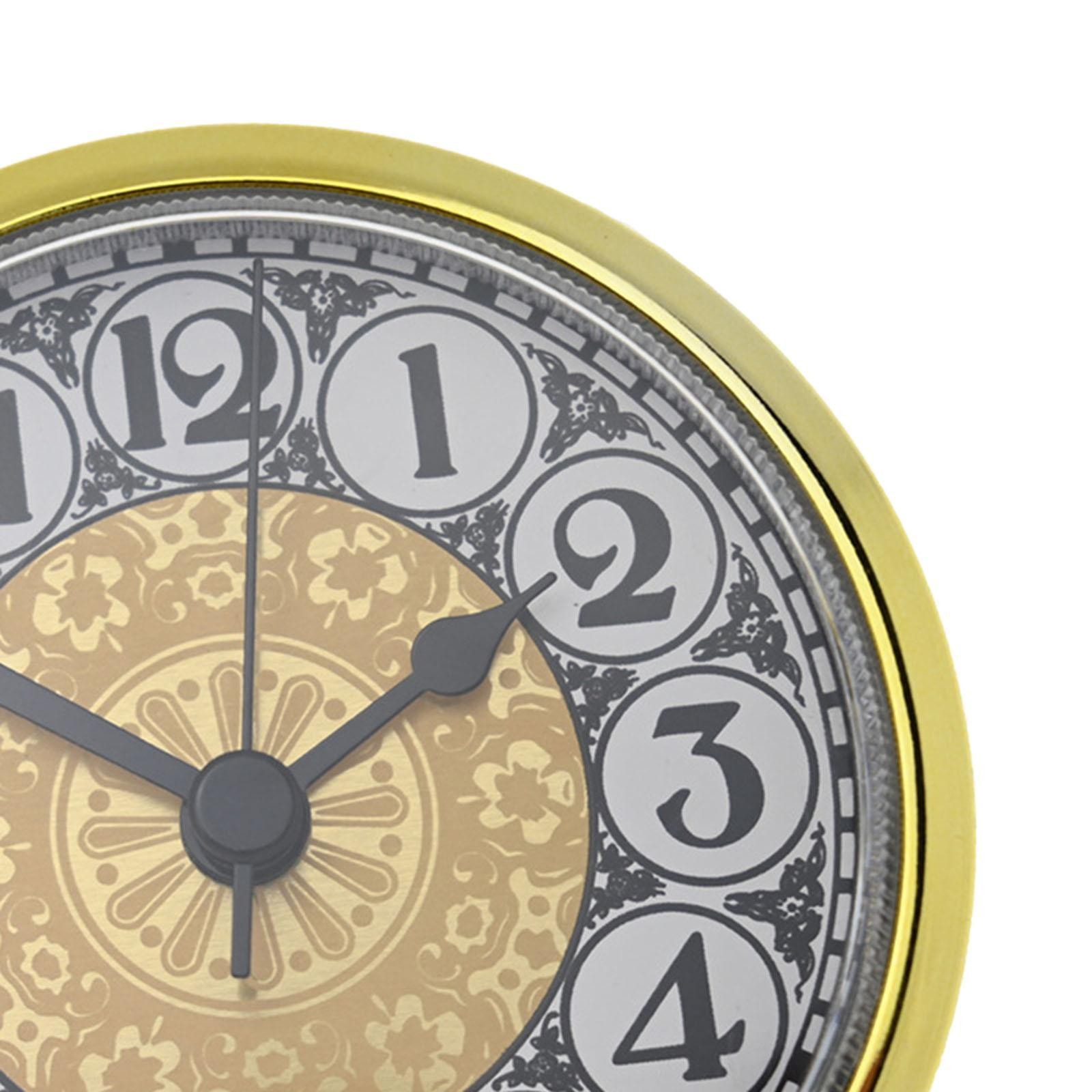 Clock Movement Clock Inserts 3 inch Retro Clock for Kitchen Living Room
