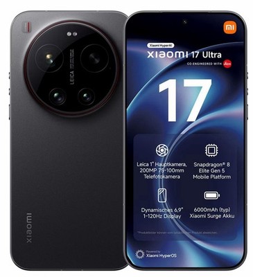 Xiaomi 17 Ultra BLACK 1TB 16GB Global Model + Photography Camera