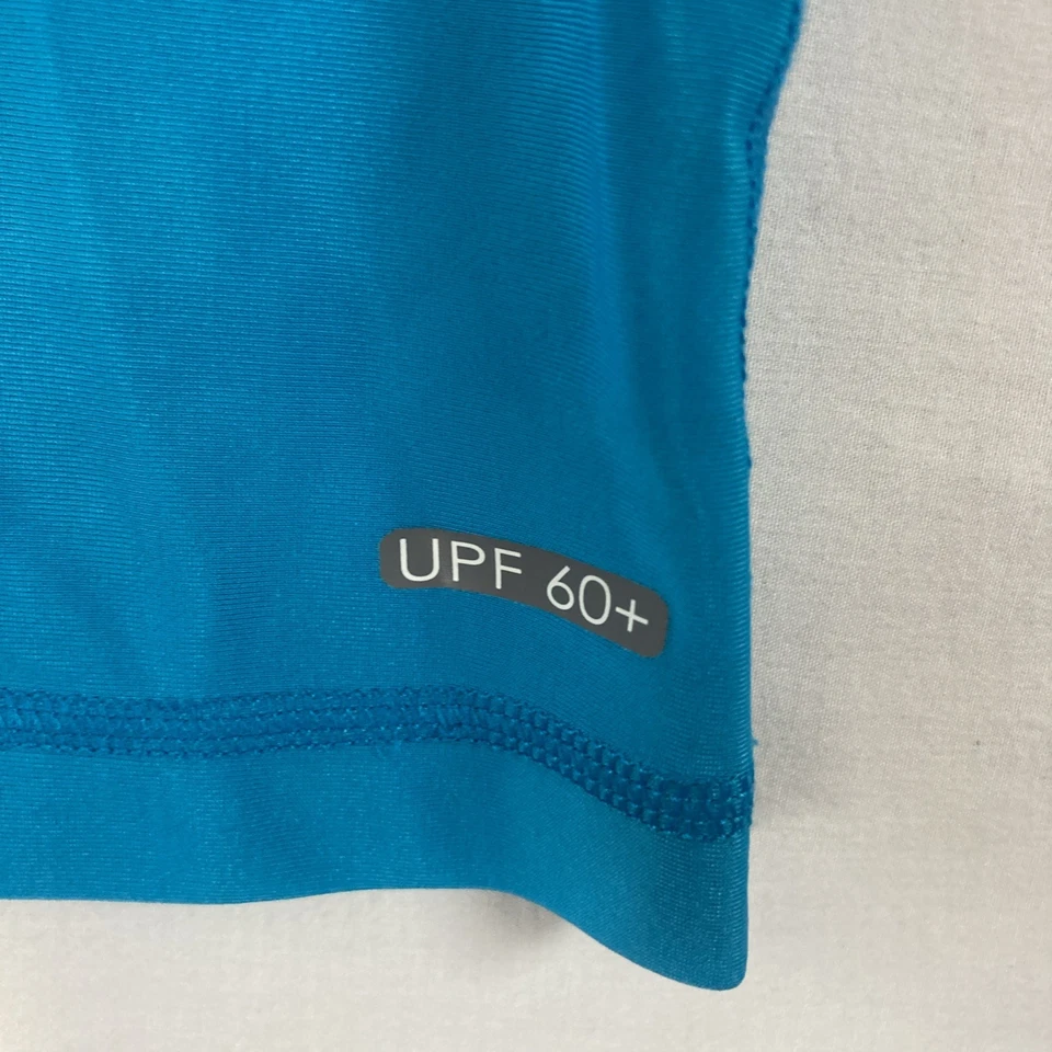 Surf Style Blue Boys 2/4 Surfer T-Shirt UPF 60 Plus Stretch Sun Protection - Image 3 of 4