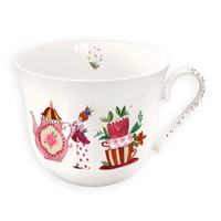 Tasse, Porzellantasse Teatime 11,5Cm 0,4L Grätz Verlag
