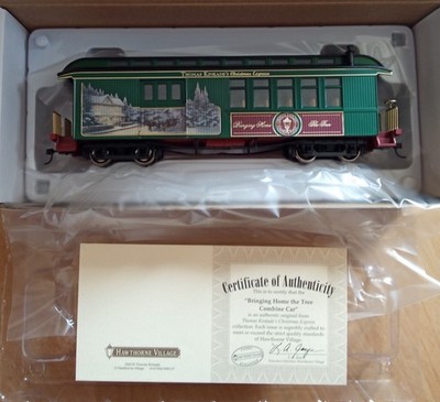 Hawthorne Village Thomas Kinkade Spur 0e  Christmas Train LSCO Combine 2